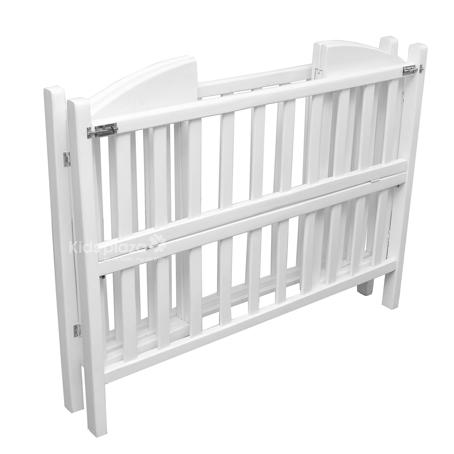 Cũi xoan đào 70 x 110cm màu hồng trắng hình 5