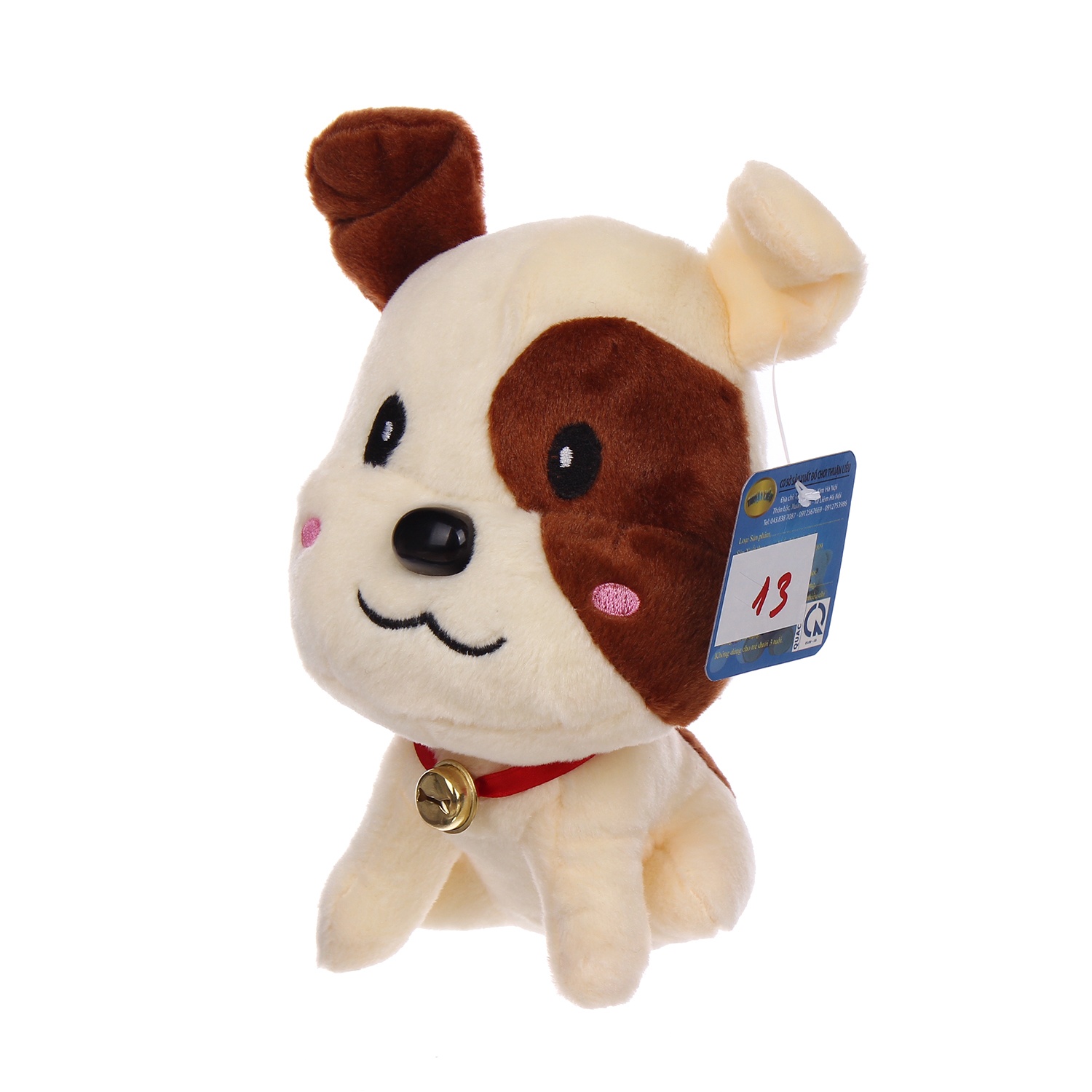 Cún bông đeo chuông tinh nghịch TL hình 1