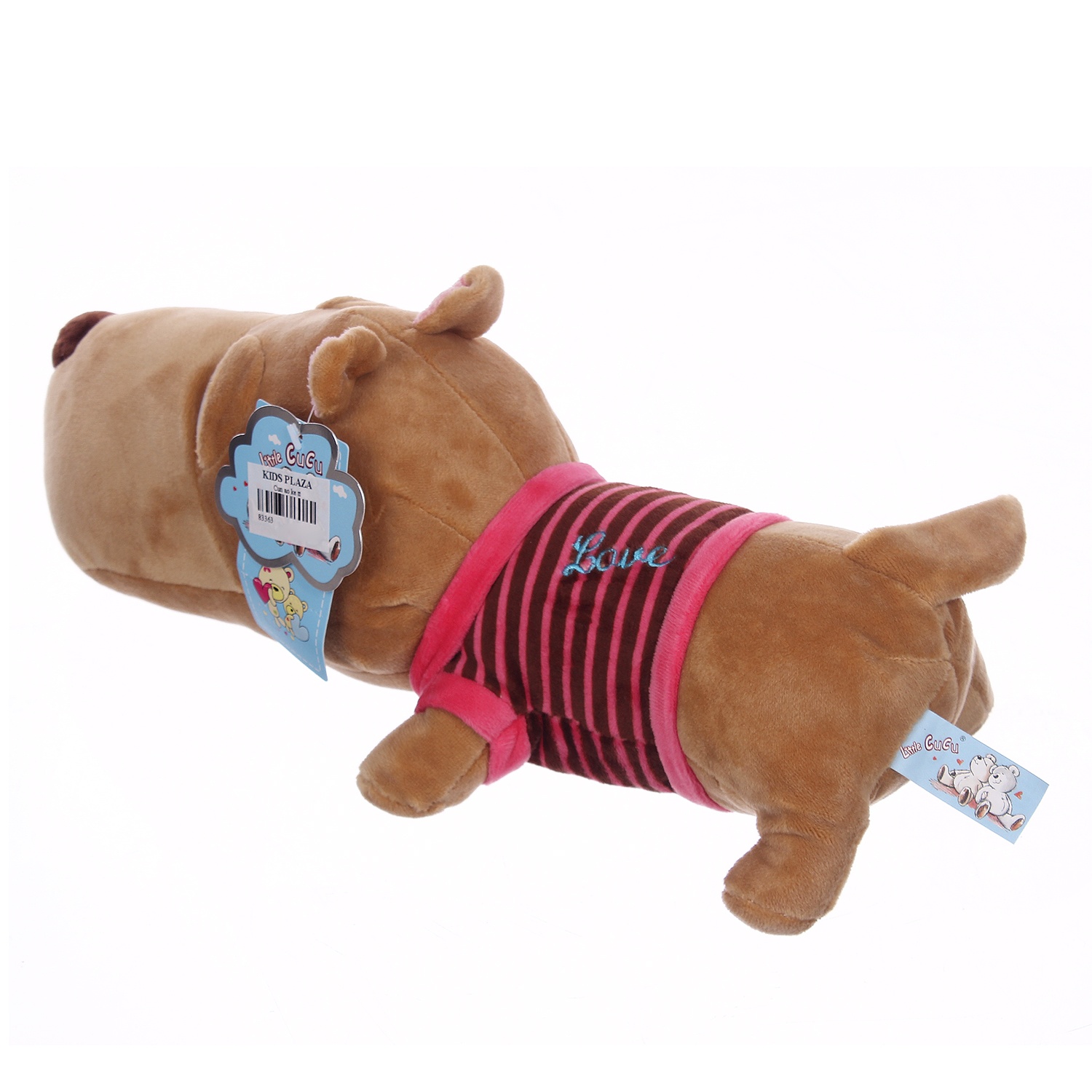 Thú bông Cún mặc áo hình kẻ hình 3