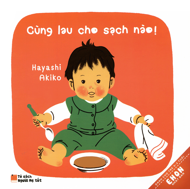 Truyện Tranh Ehon - Cùng Lau Cho Sạch Nào hình 1