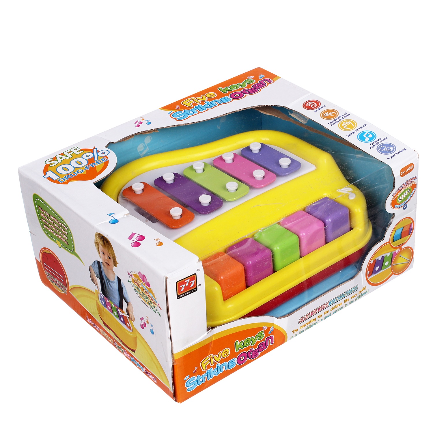 Đồ chơi đàn gỗ vàng No.8301 hình 3