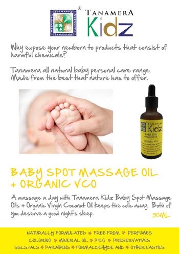 Dầu thoa bụng và chân cho bé Tanamera hình 4