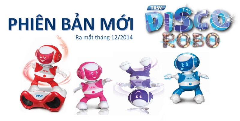 Đồ chơi Robot biết nhảy Tosy Discorobo (kèm loa) xanh hình 2