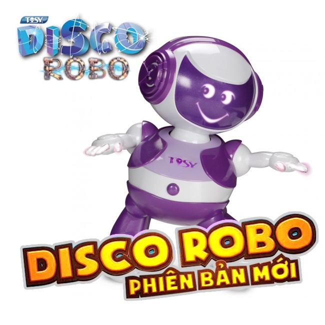 Đồ chơi Robot biết nhảy Tosy Discorobo (kèm loa) xanh hình 1