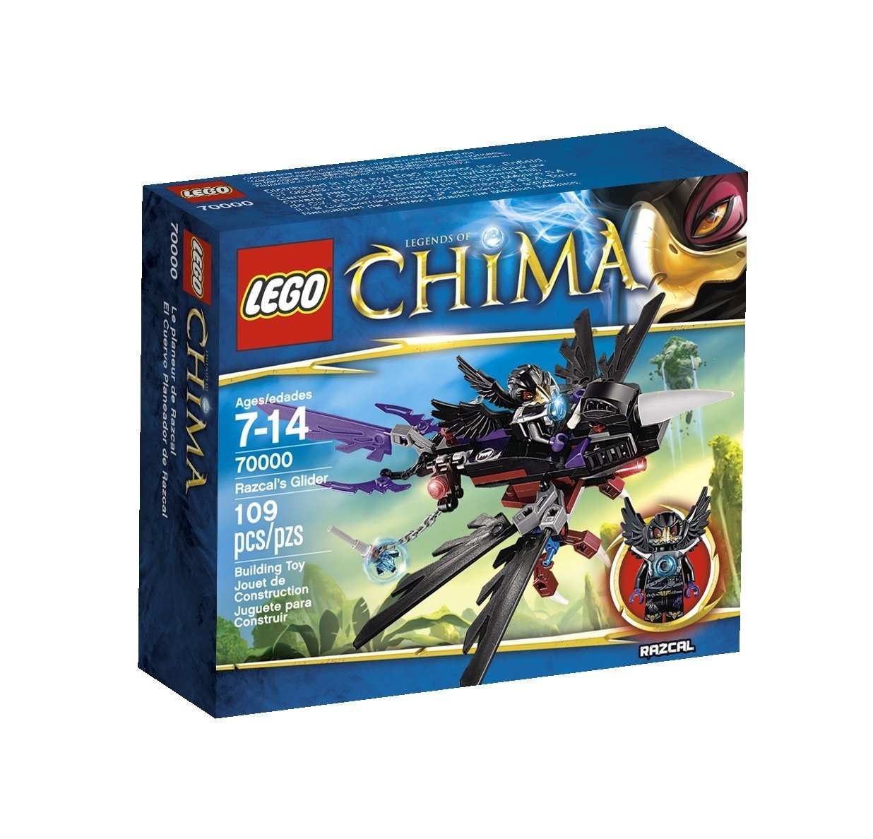 Lego chima 70000 Tàu lượn quạ đen hình 1