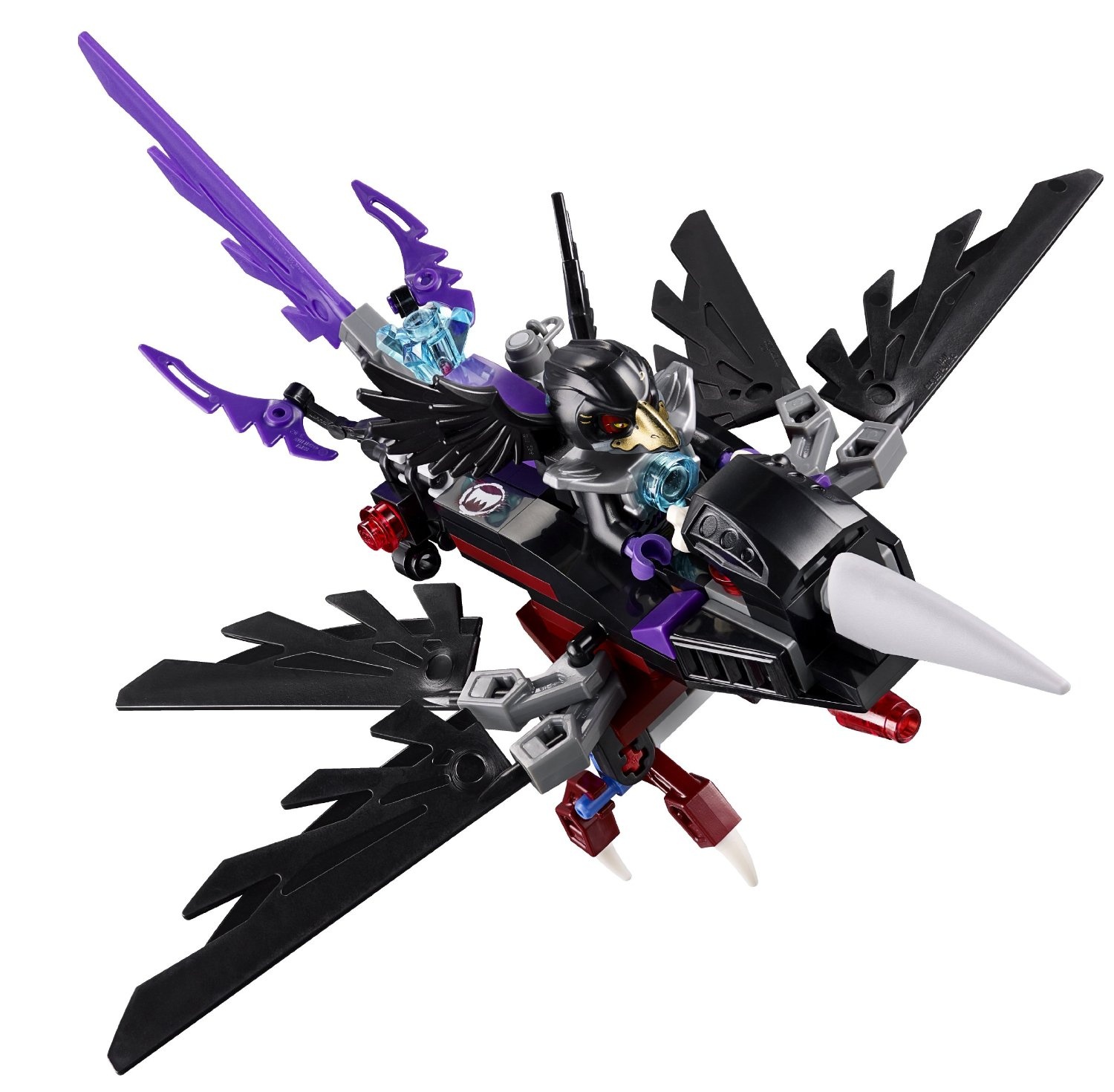 Lego chima 70000 Tàu lượn quạ đen hình 2