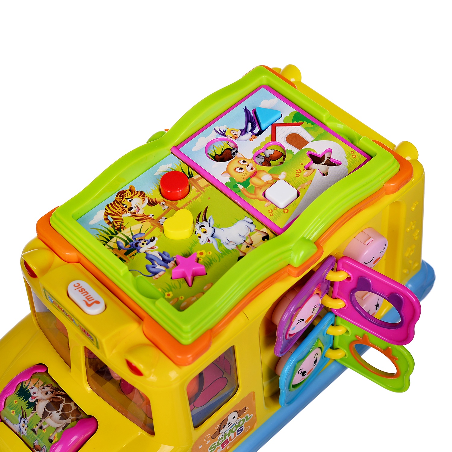 Đồ chơi xe bus trường học thông minh HL.796 hình 2