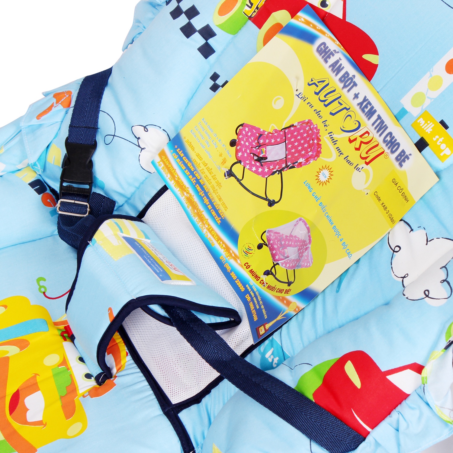 Xe nhún ăn bột cho bé Autoru XAB-03 hình 3