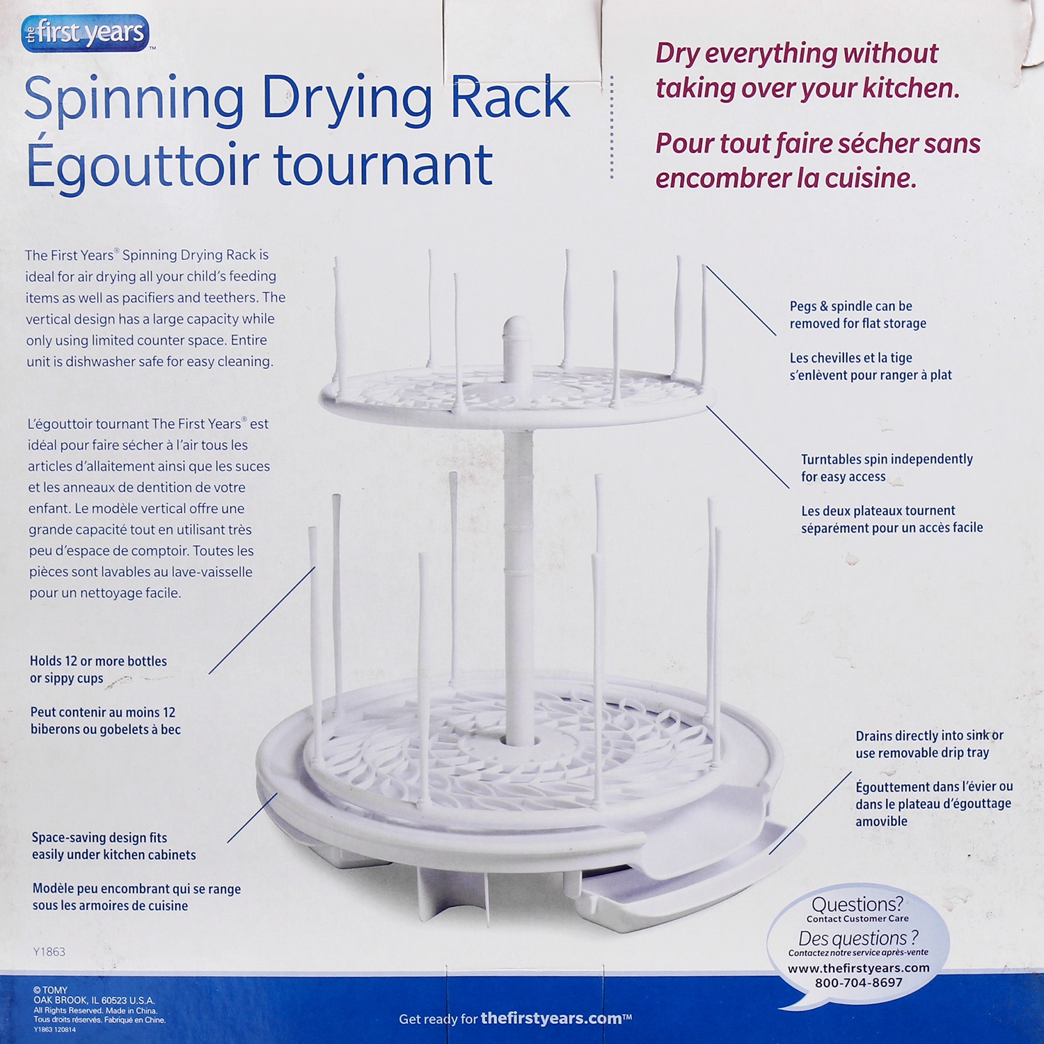 Giá úp bình sữa Y1863 hình 1