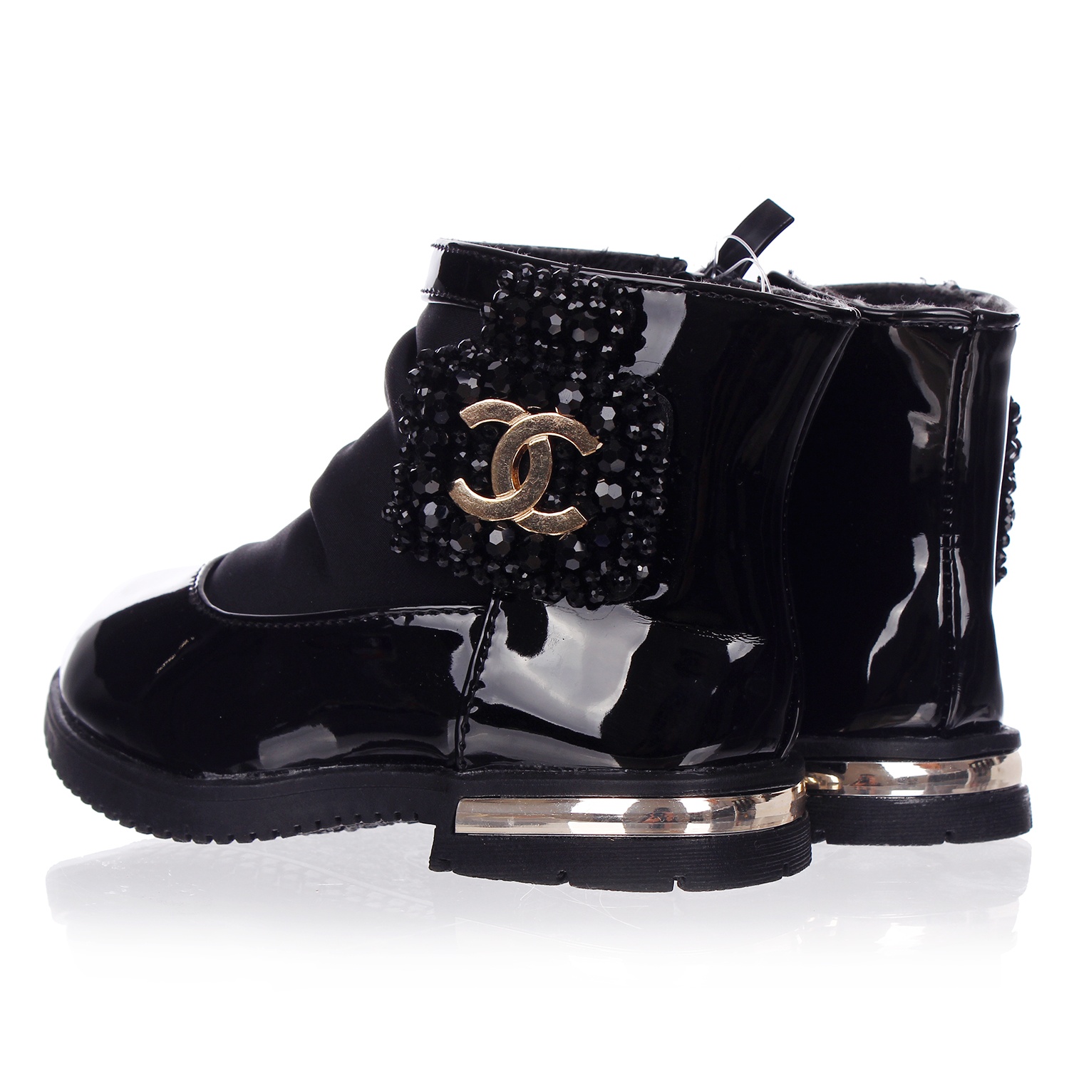 Giày cao cổ bé gái Chanel KL25 hình 3