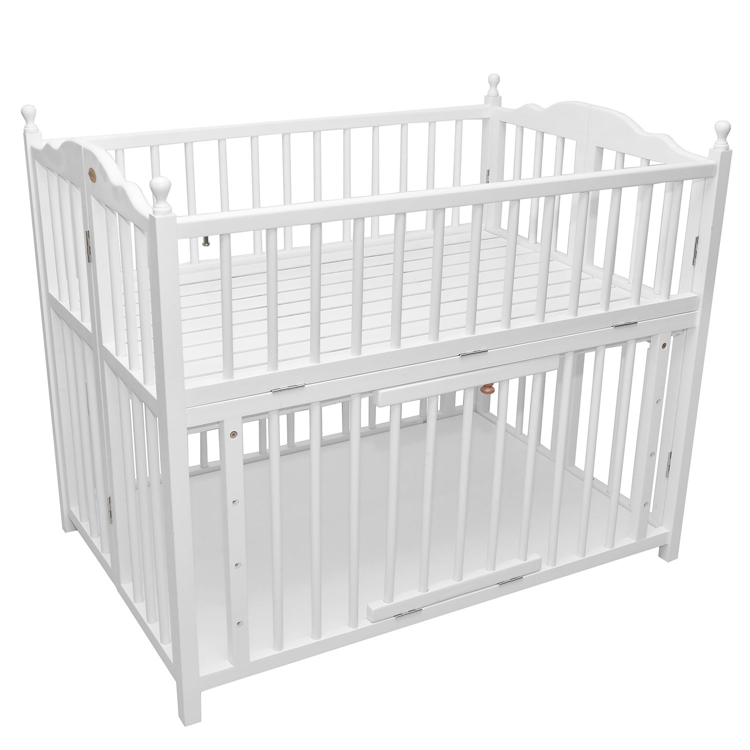 Giường cũi trẻ em xuất khẩu Kiza hình 1