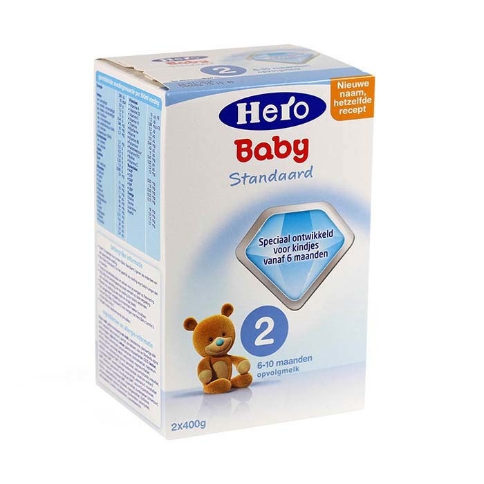 Sữa bột Hero Baby 2 hộp giấy 800g (6-10 tháng) hình 2