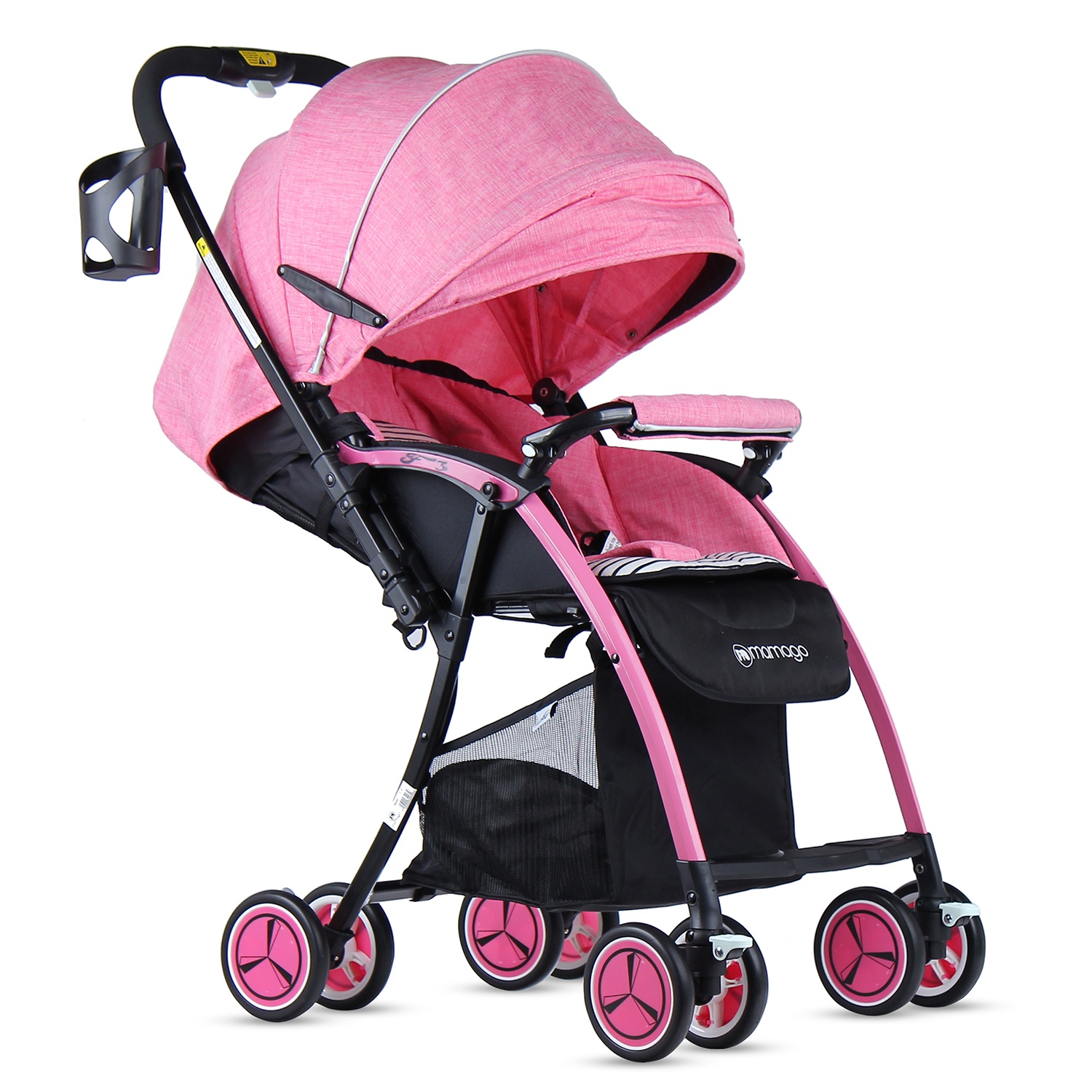 Xe đẩy Mamago F3 Premium màu hồng