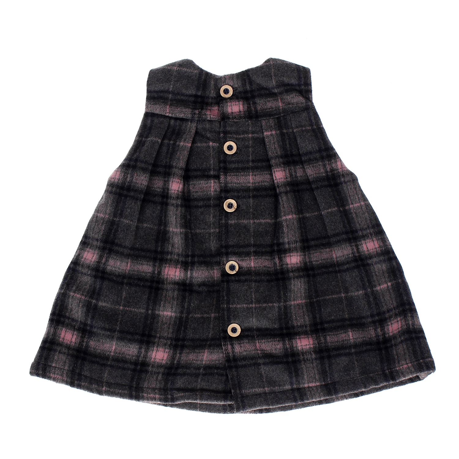 Váy dạ kẻ lót lông CQJ98895T hình 3