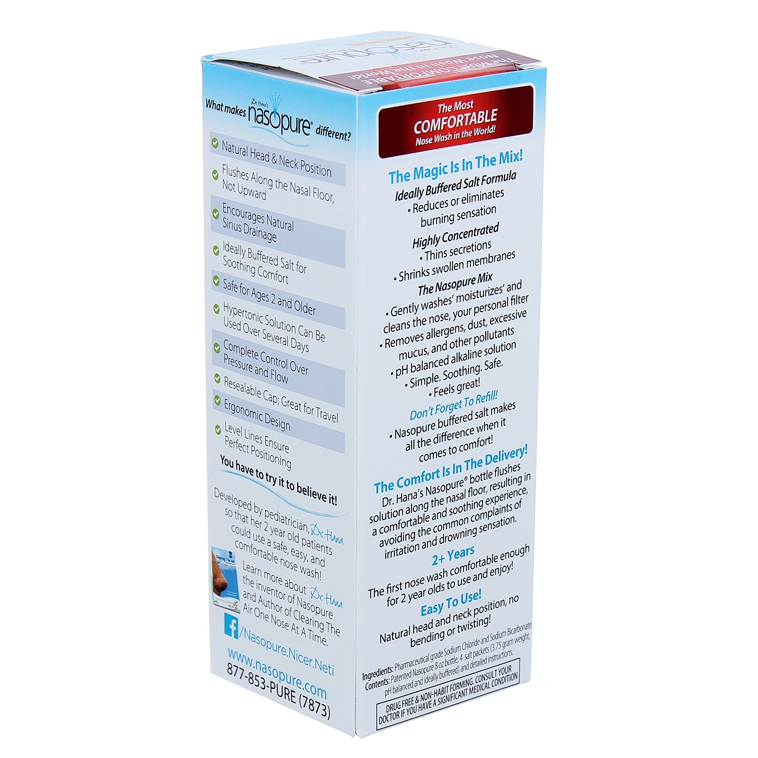 Bình rửa mũi Nasopure USA 240ml hình 2