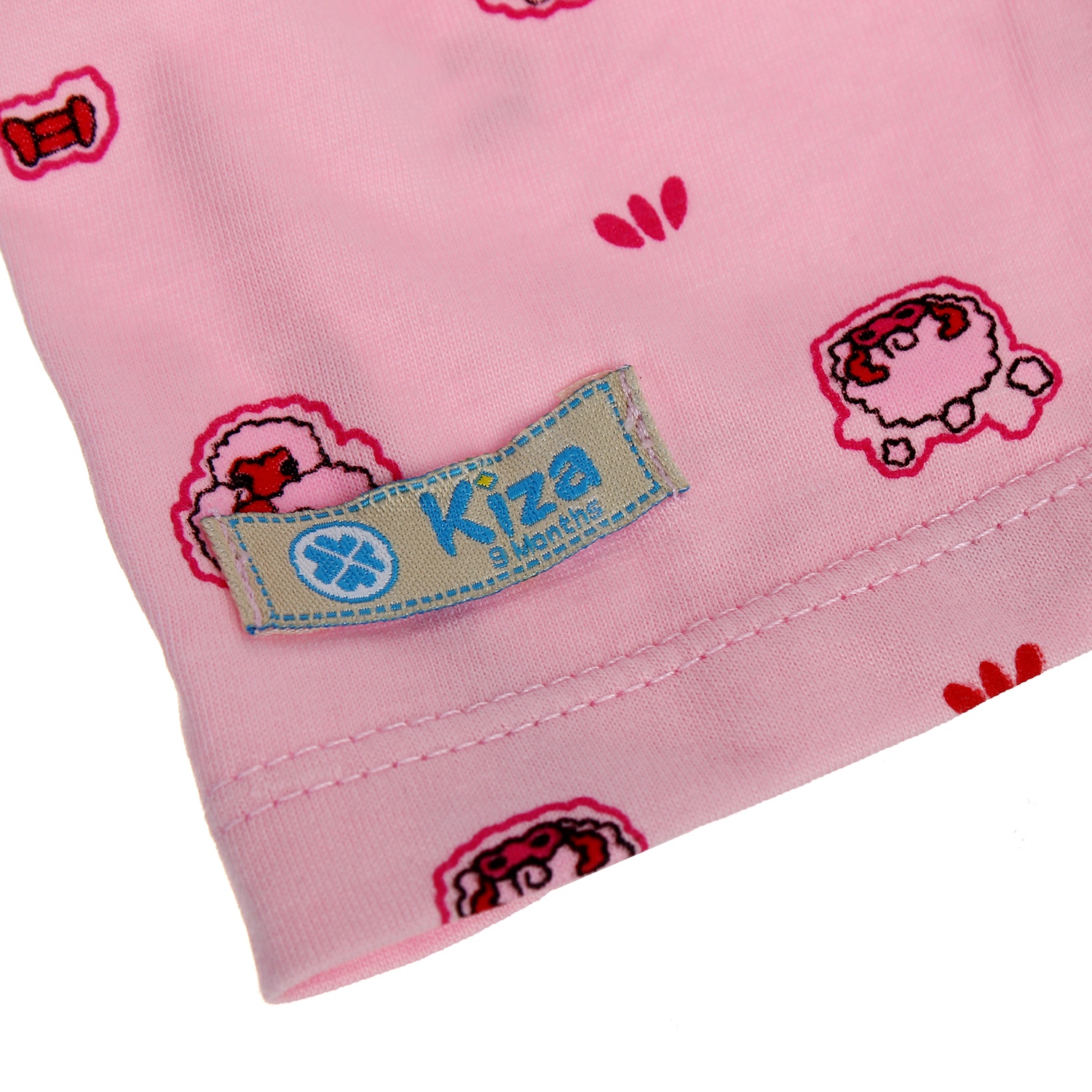 Áo sơ sinh cài giữa hình cừu Kiza hình 5