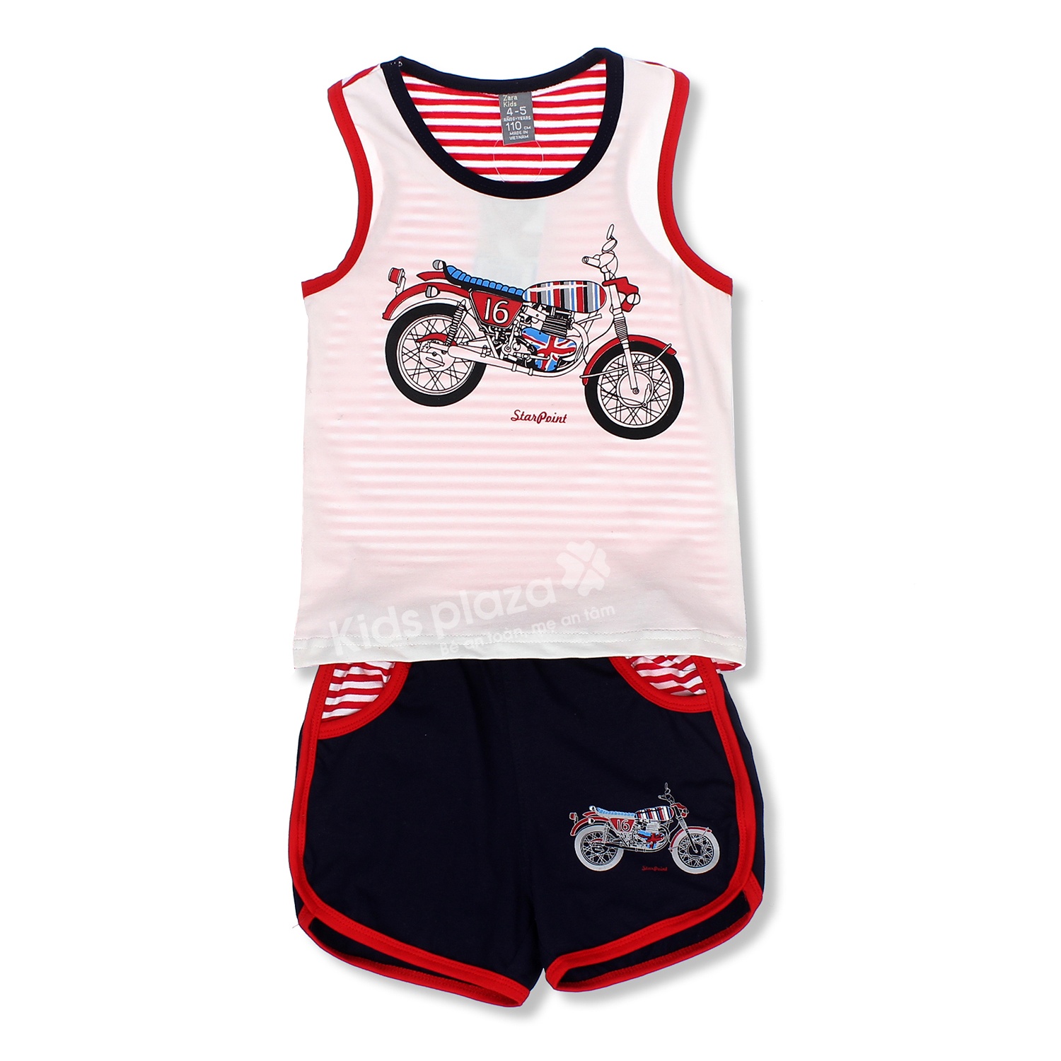 Bộ 3 lỗ lưng kẻ Zara hình 1