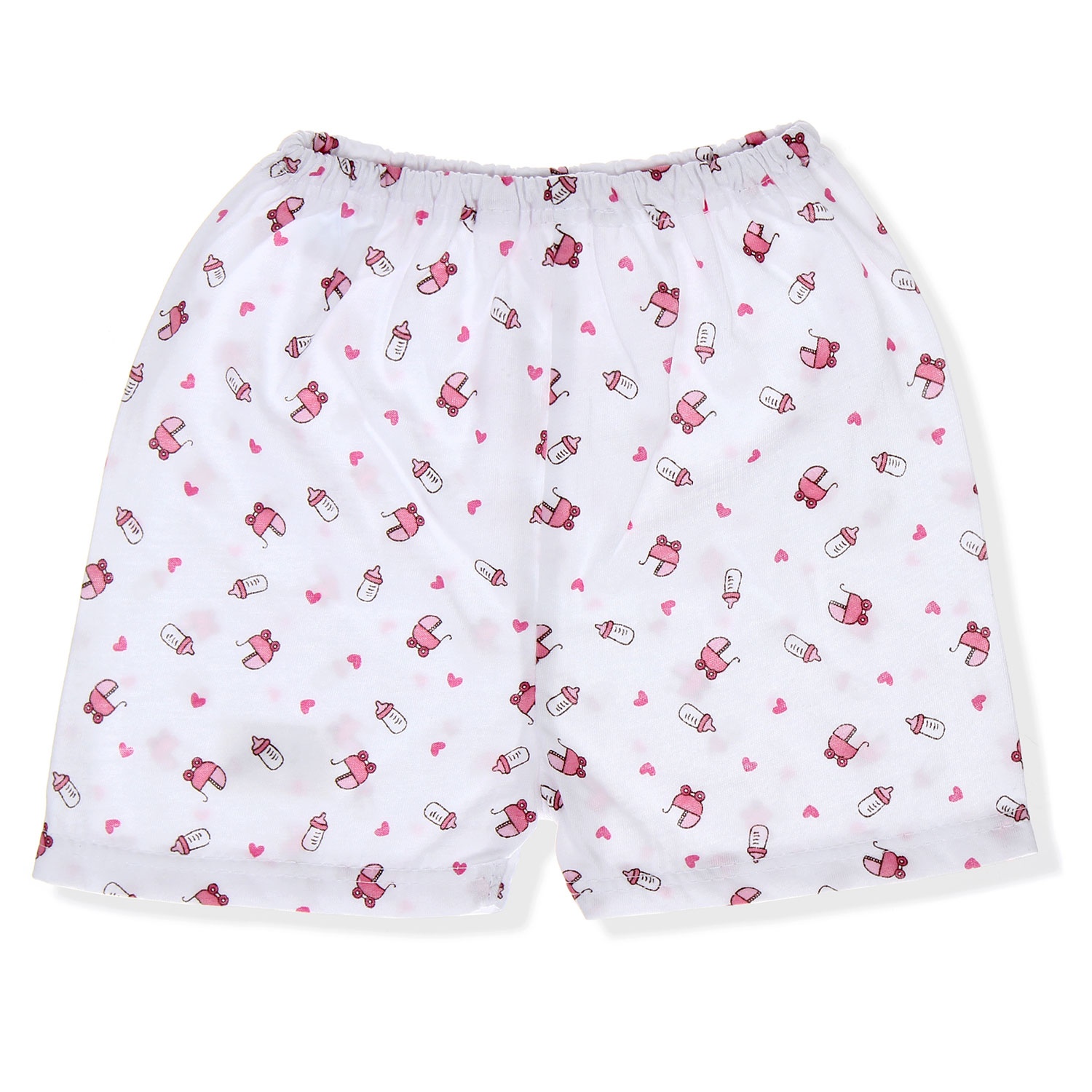 Quần ngắn sơ sinh in xe nôi MioMio hình 1