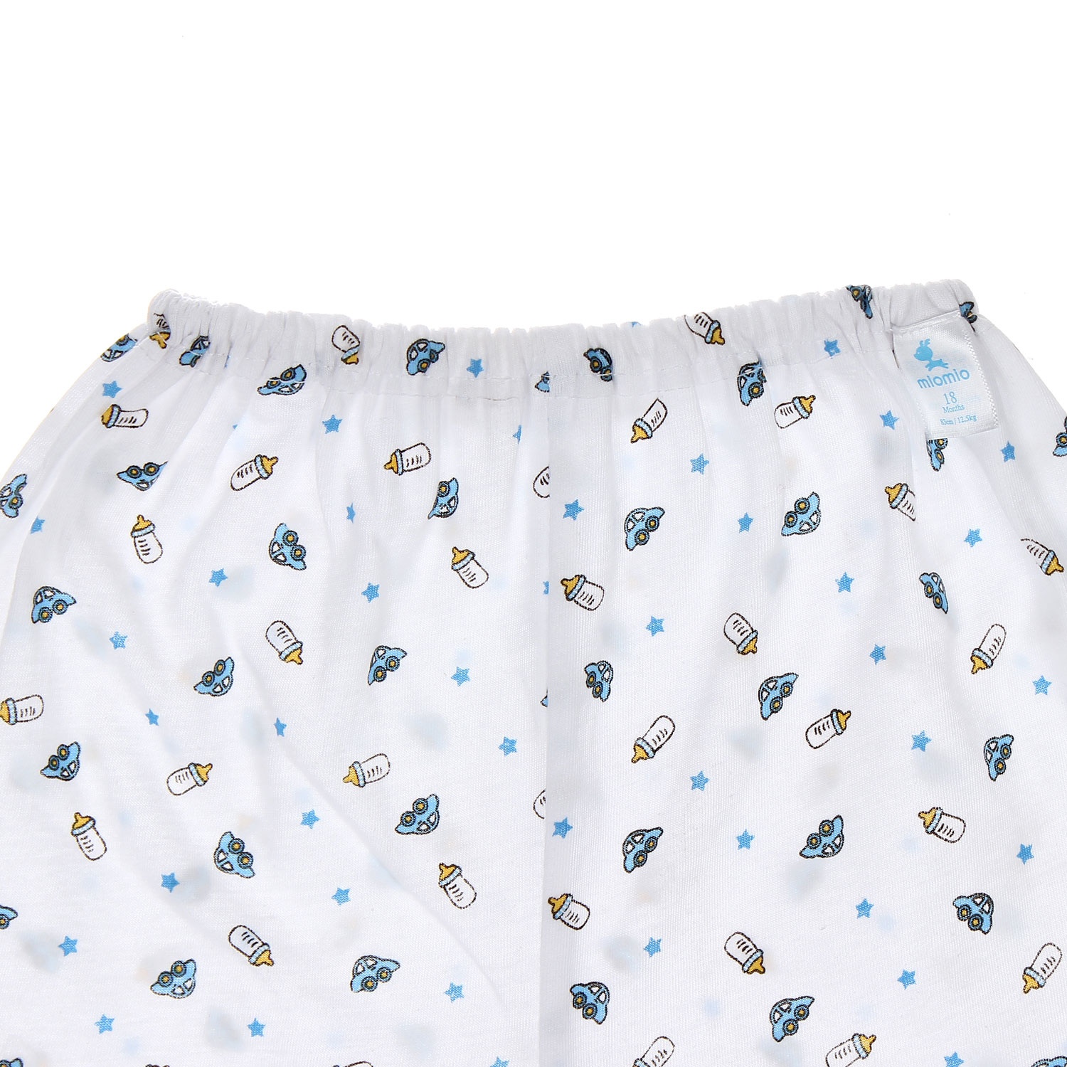 Quần ngắn sơ sinh in xe nôi MioMio hình 2