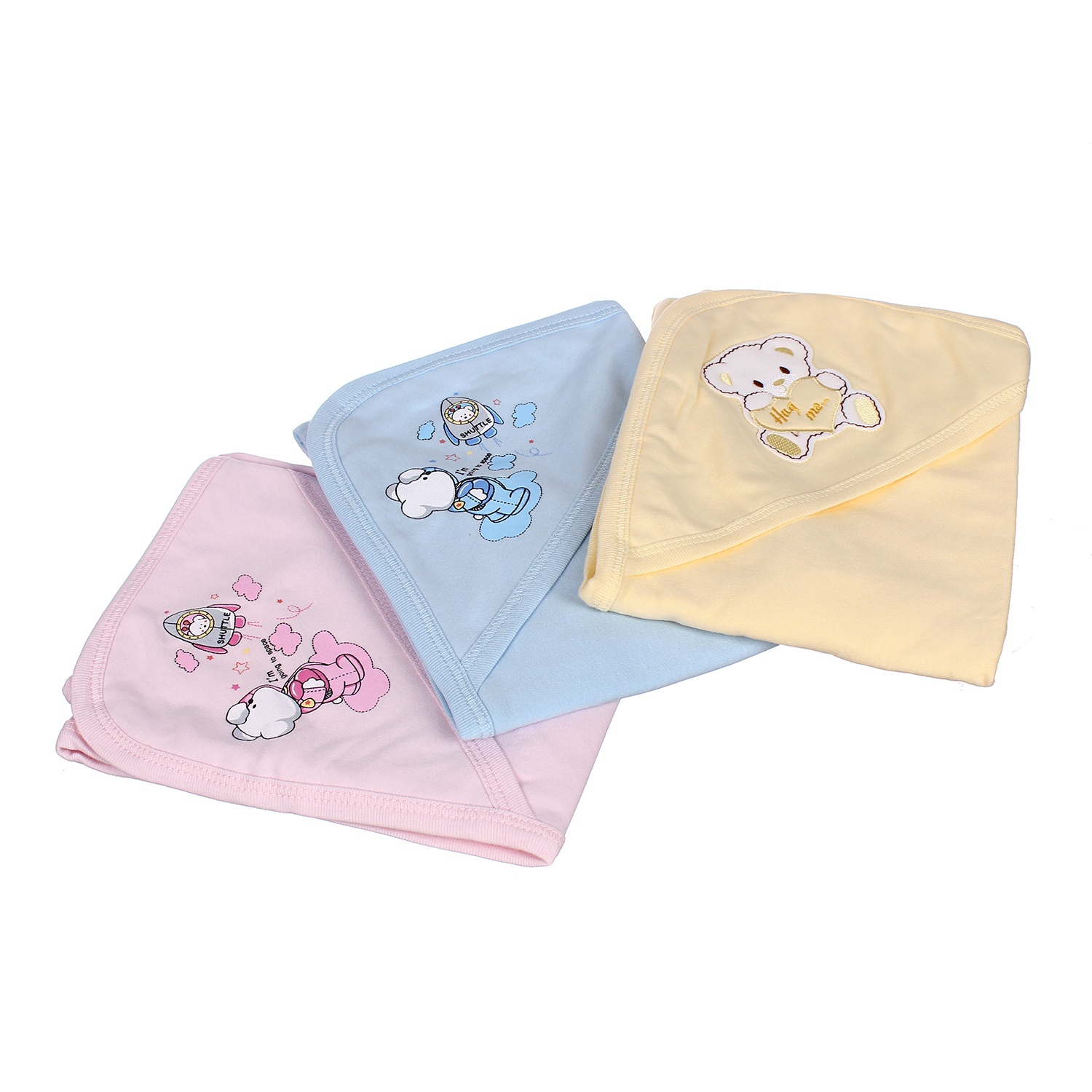 Khăn choàng ủ cho bé cotton HM 3727 hình 1