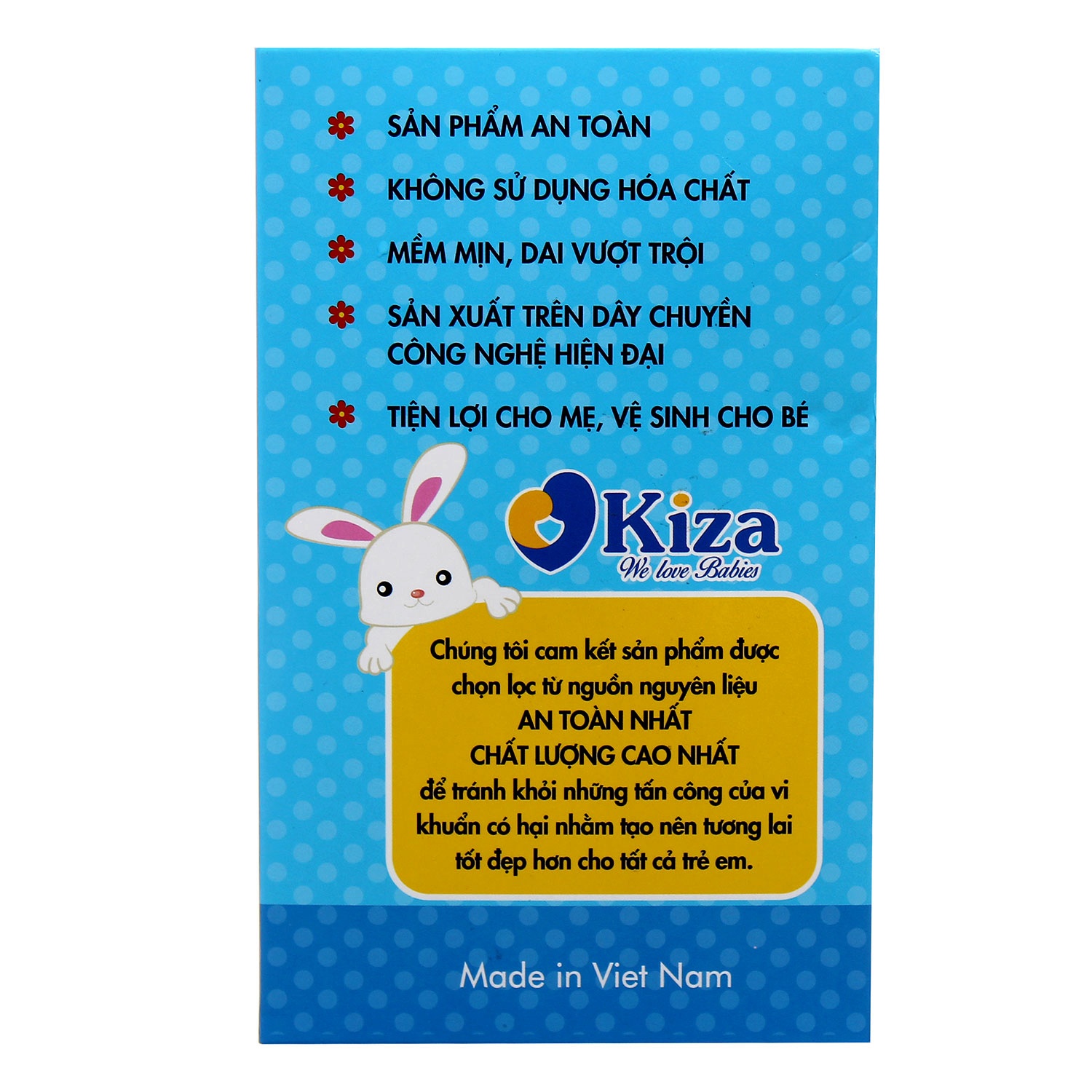 Khăn vải khô đa năng Kiza 180pcs