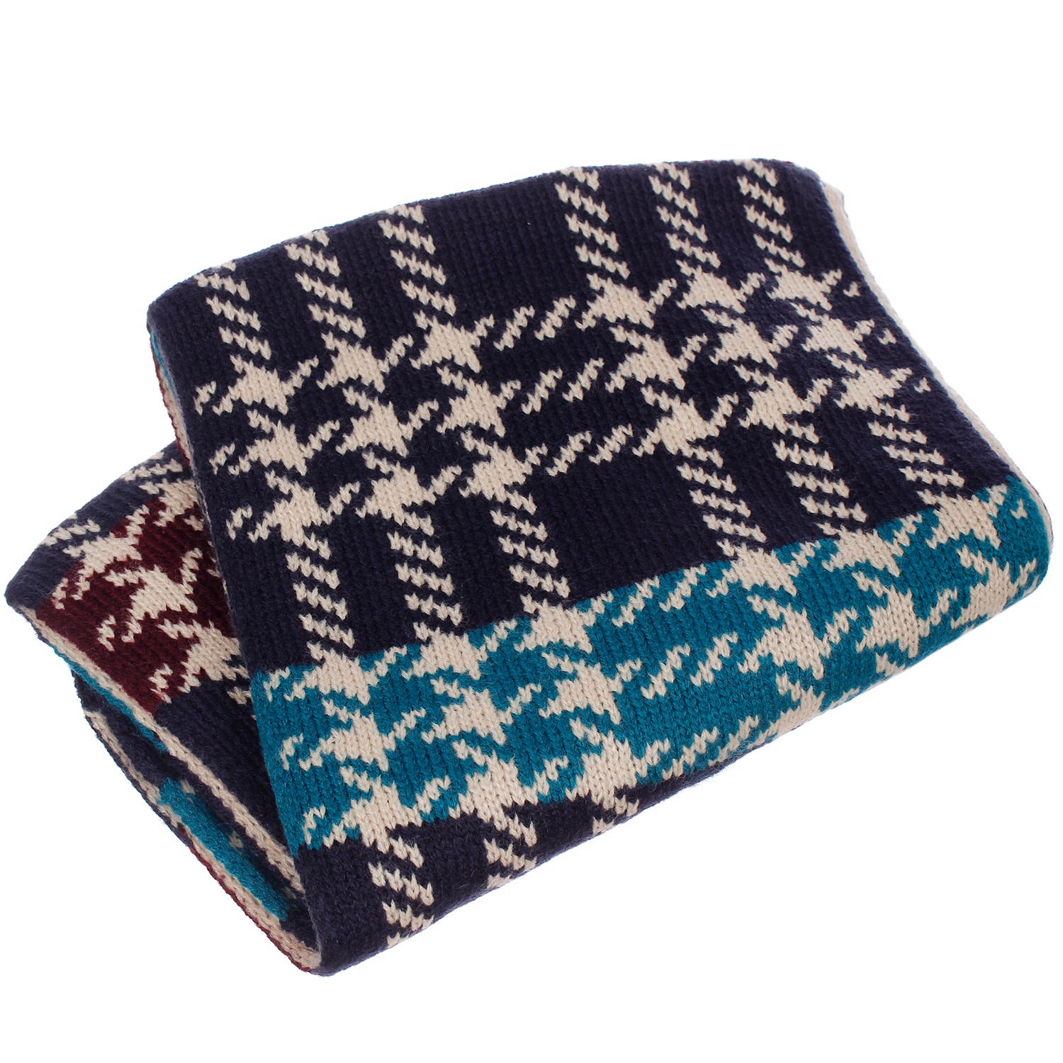 Khăn len dài kẻ cho bé HM25784 hình 1