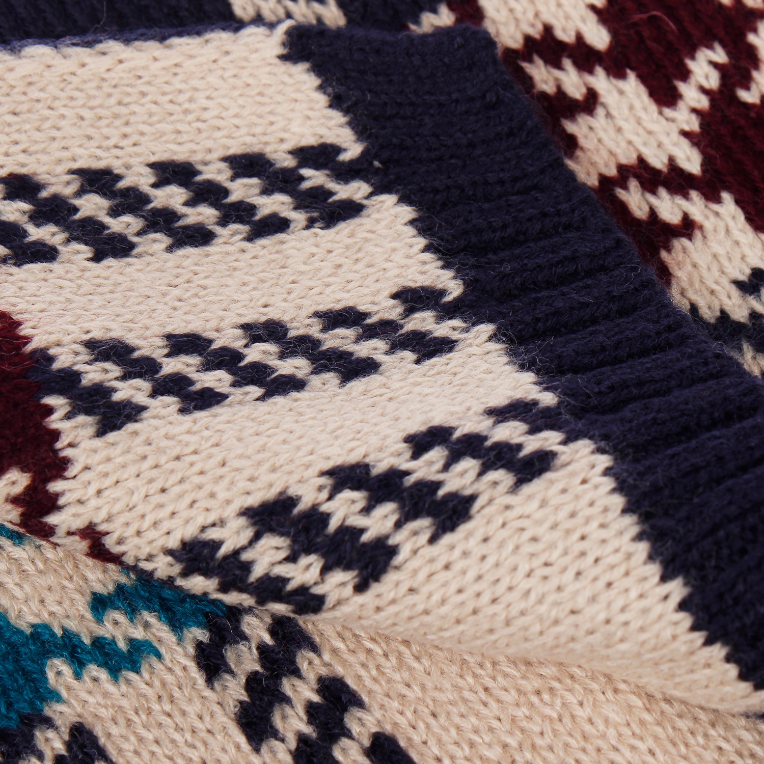 Khăn len dài kẻ cho bé HM25784 hình 3