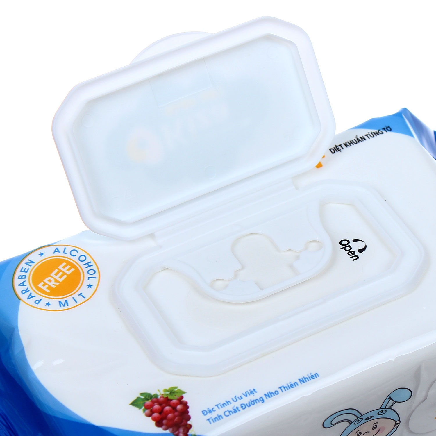 Khăn ướt Kiza 100 tờ có nắp hình 4