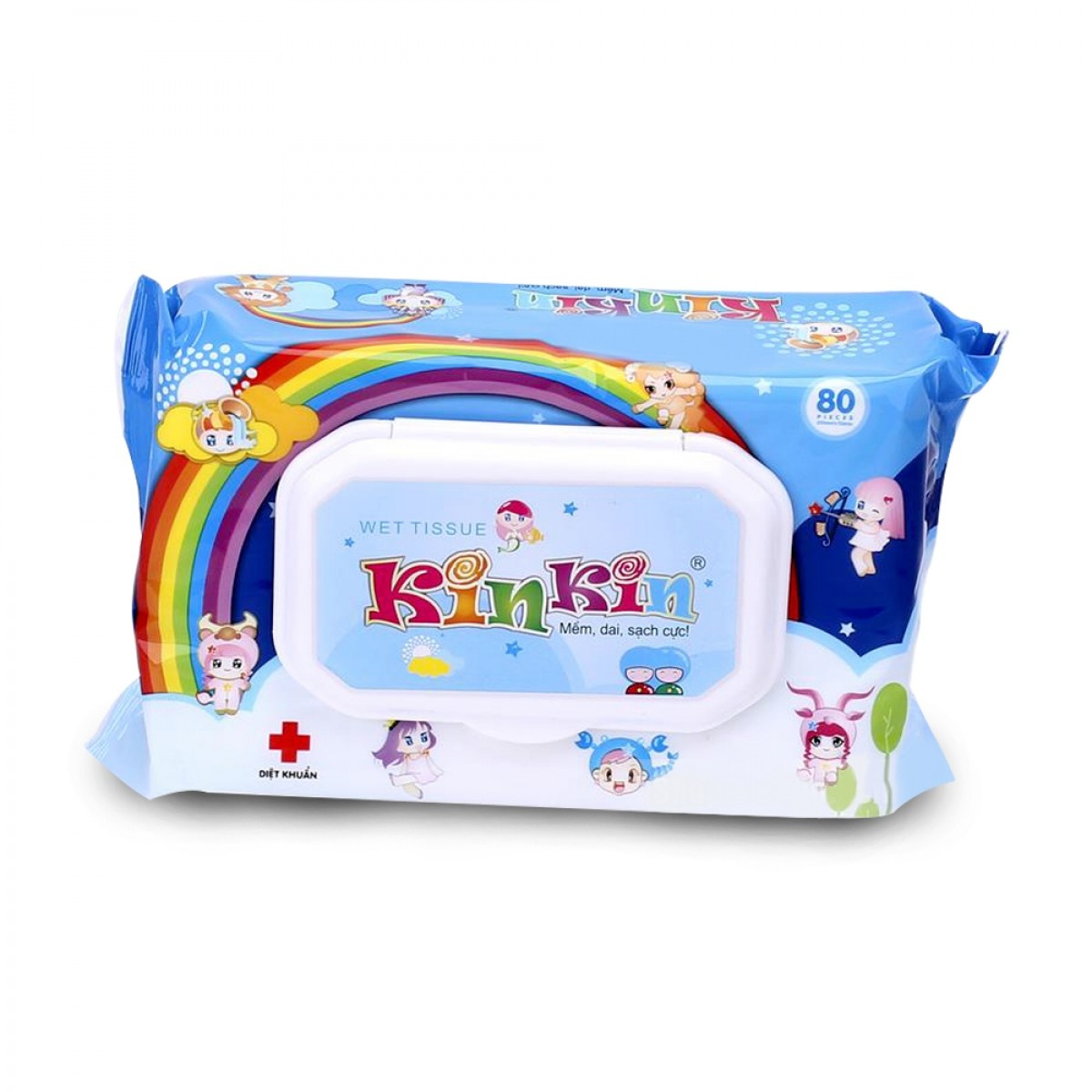 Khăn ướt Kin kin 80 tờ hình 1