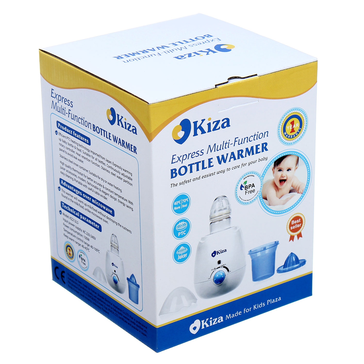 Máy hâm sữa Kiza 4 in 1