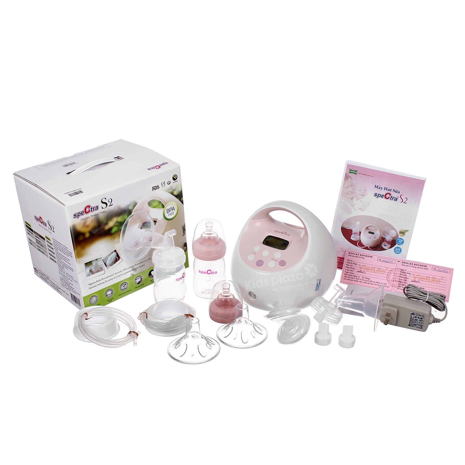 Máy hút sữa Spectra S2 hút 2 bên hình 1