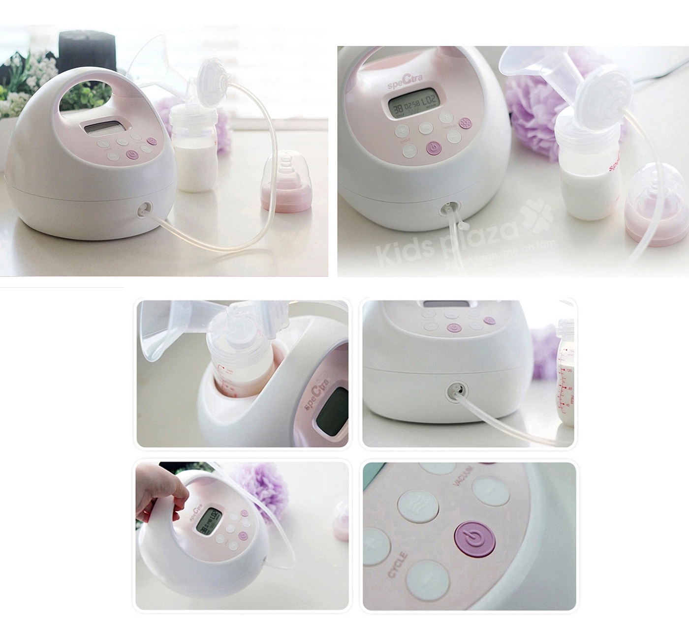 Máy hút sữa Spectra S2 hút 2 bên hình 3