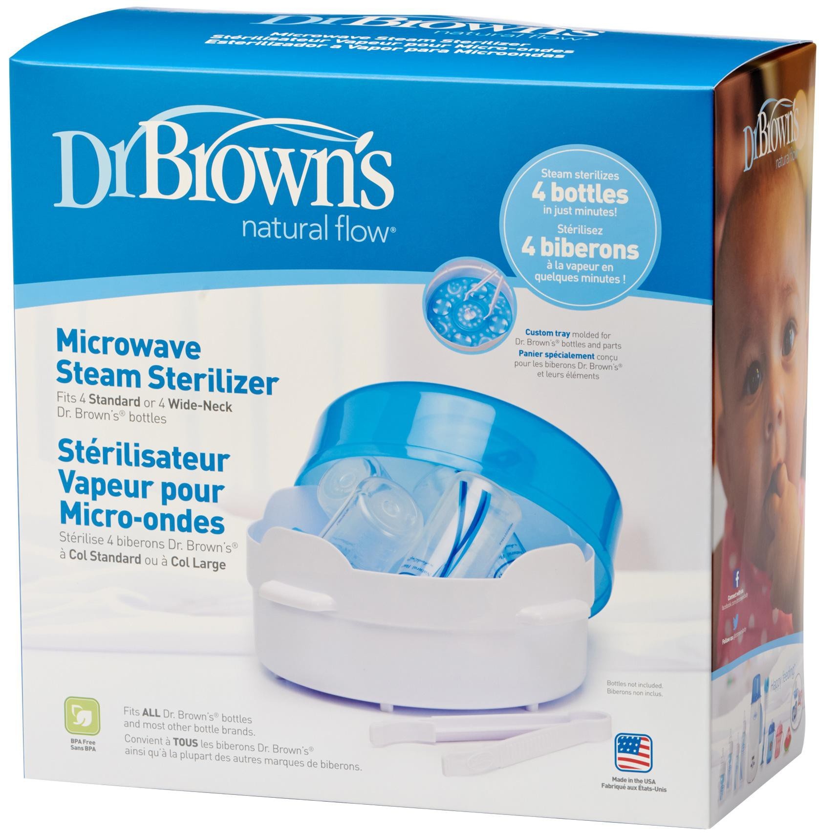 Máy tiệt trùng bình sữa 00806 Dr.Brown's hình 1