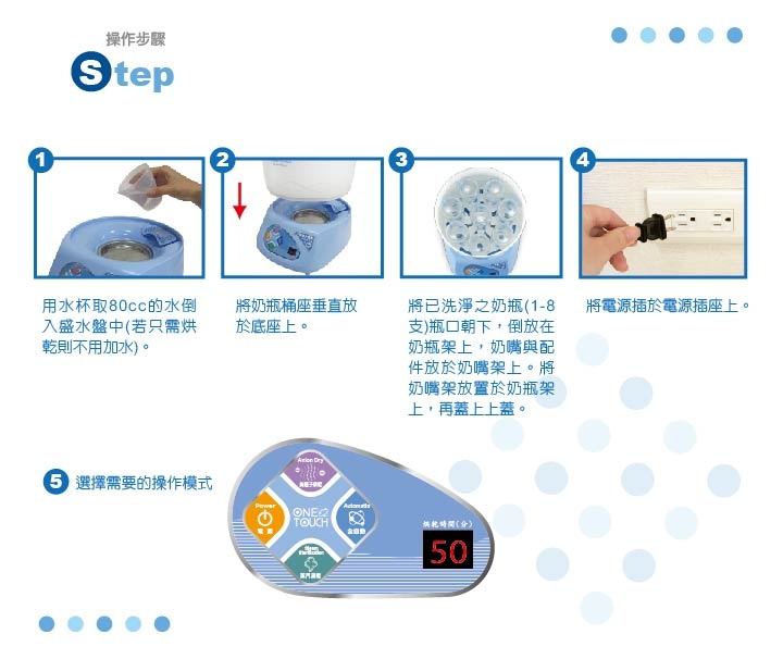 Máy tiệt trùng và sấy khô KUKU KU9019 hình 3