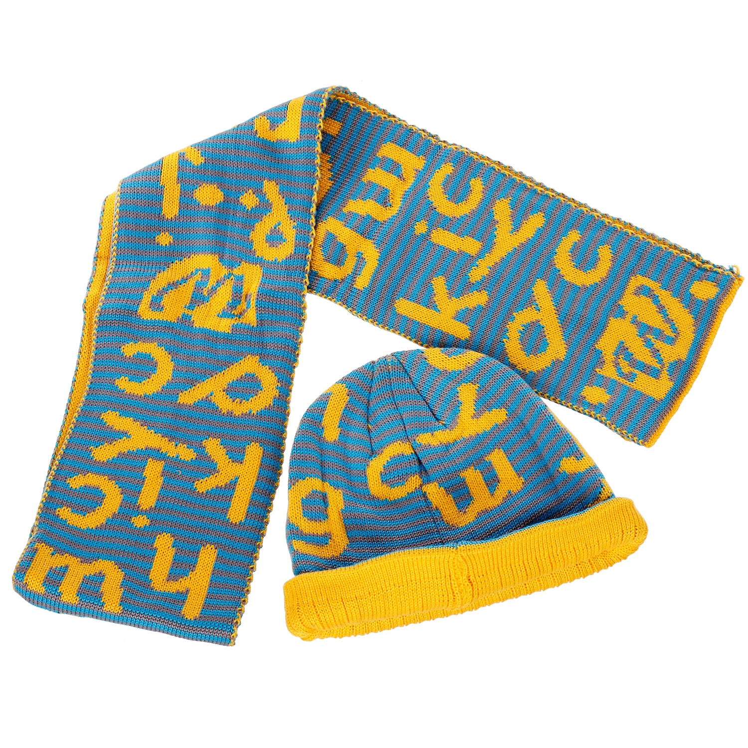 Mũ khăn len in sao T06 581000 hình 1