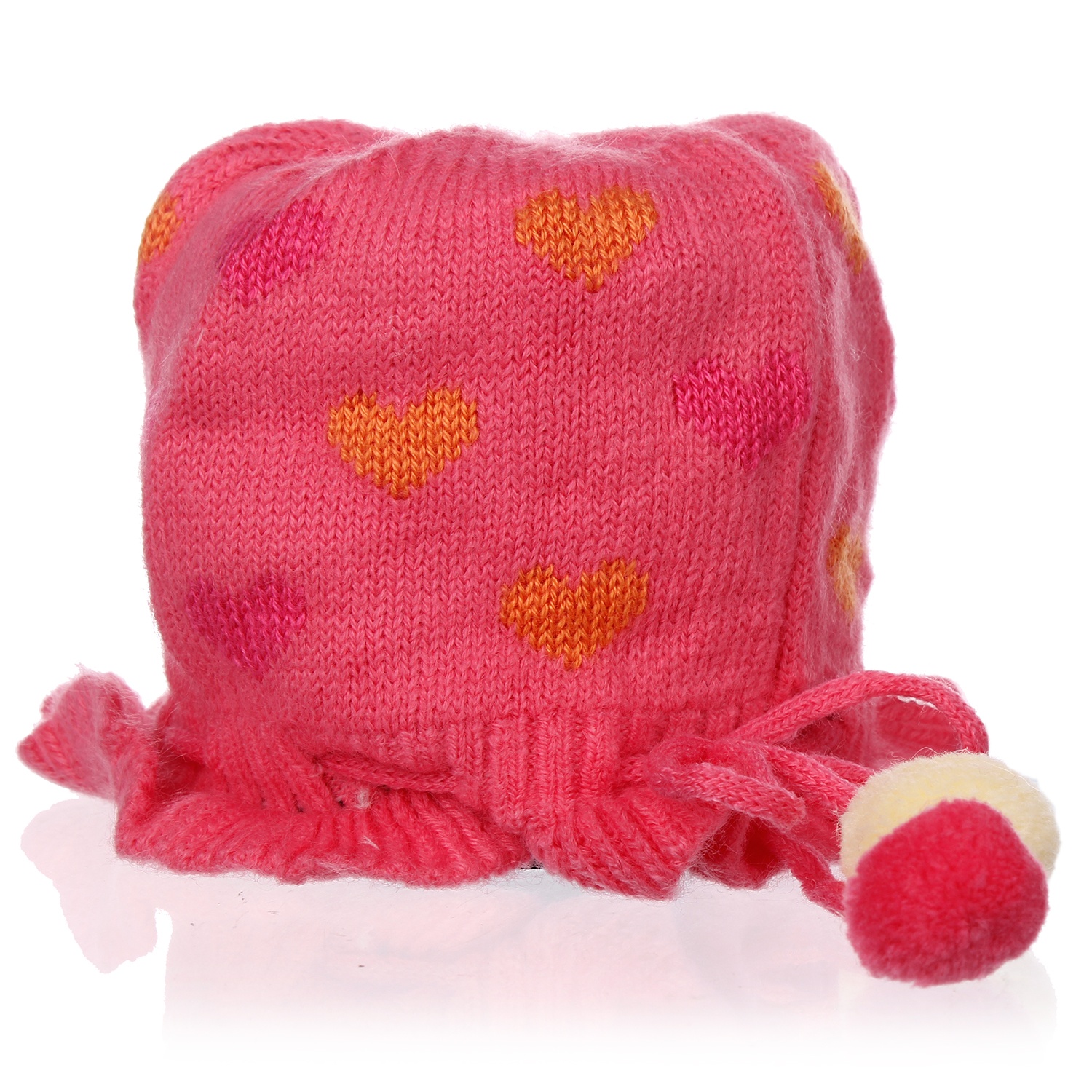 Mũ len sơ sinh chụp in hình tim 5398 3 Mũ len sơ sinh chụp in hình tim 5398 hình 3