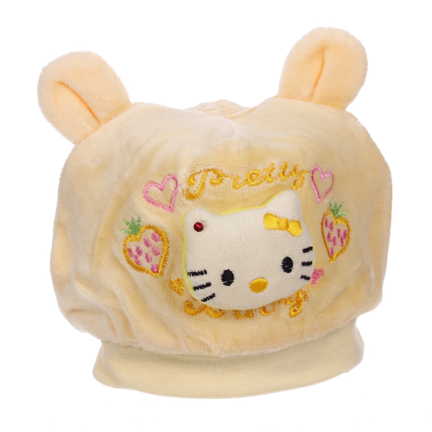 Mũ sơ sinh nỉ hình mèo P420 TL hình 1