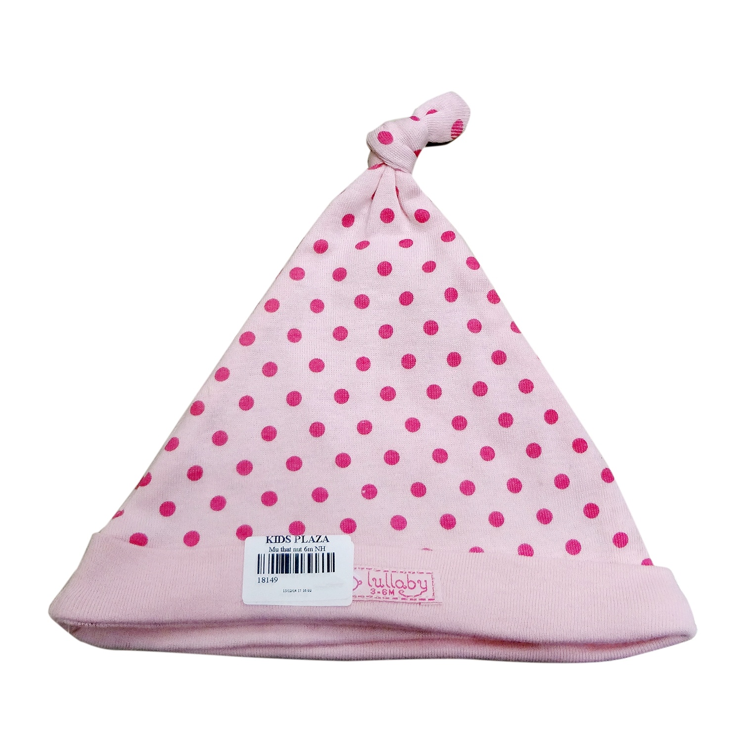 Mũ sơ sinh thắt nút 6m  hình 2
