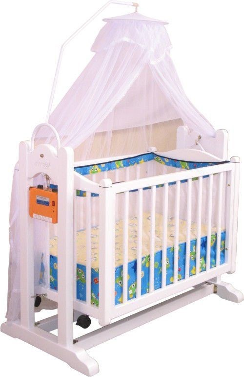 Nôi rung tự động Autoru 5 sao (màu gỗ) hình 6