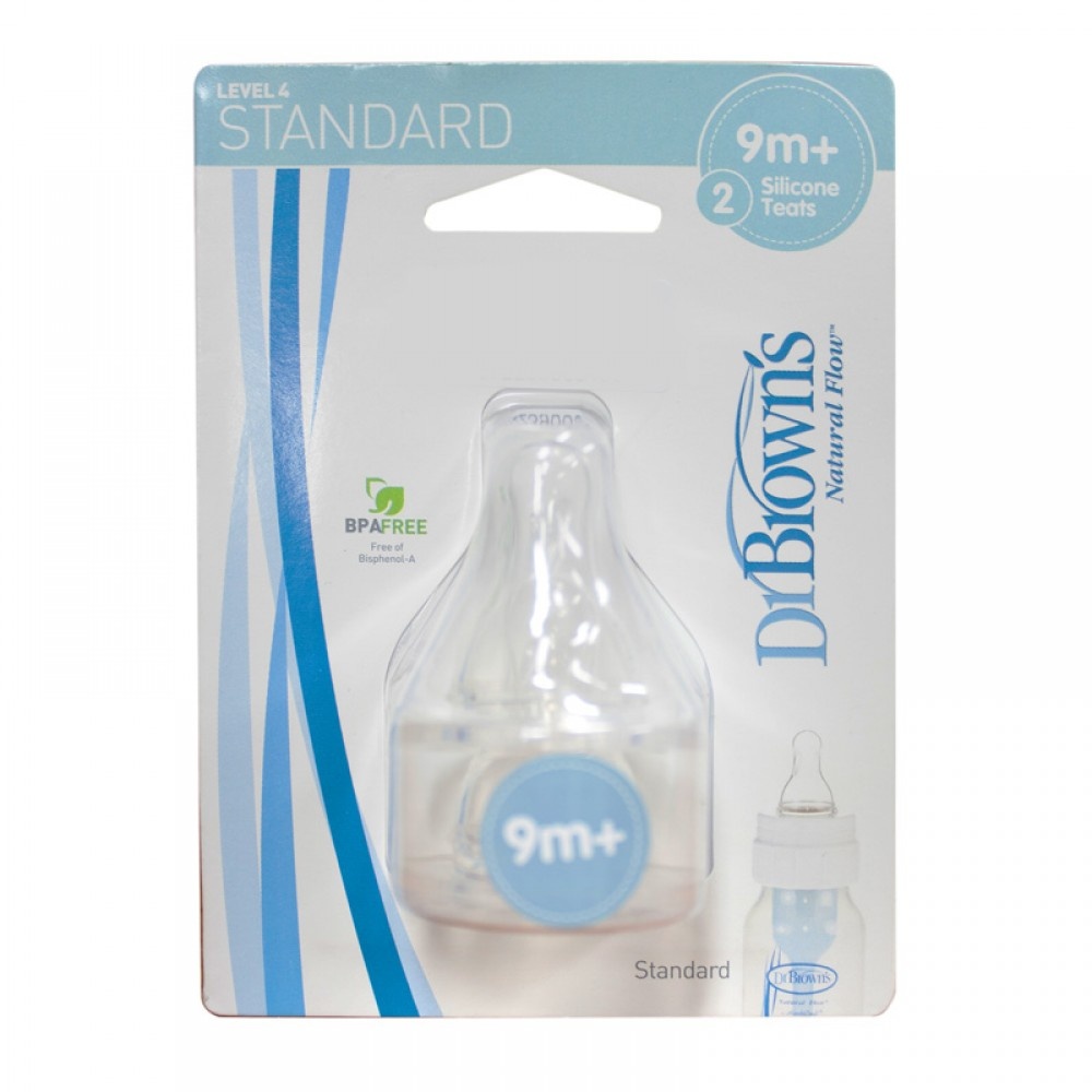 Núm ty Dr Brown cổ hẹp Núm ty Dr Brown cổ hẹp level 4 (vỉ 2 chiếc) hình 2