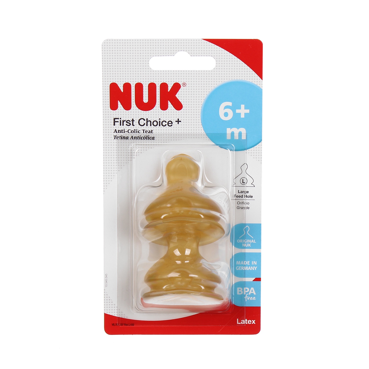 Núm ty thay cổ rộng Nuk L2 hình 2