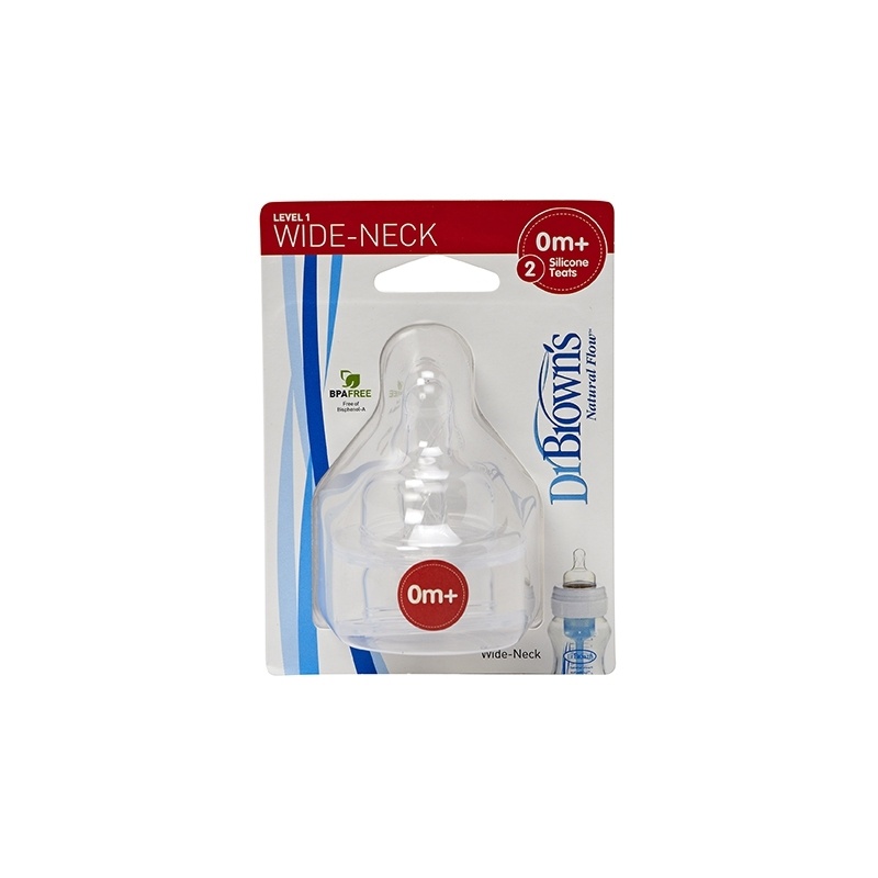 Núm ty thay thế cổ rộng Dr Brown Level 1 