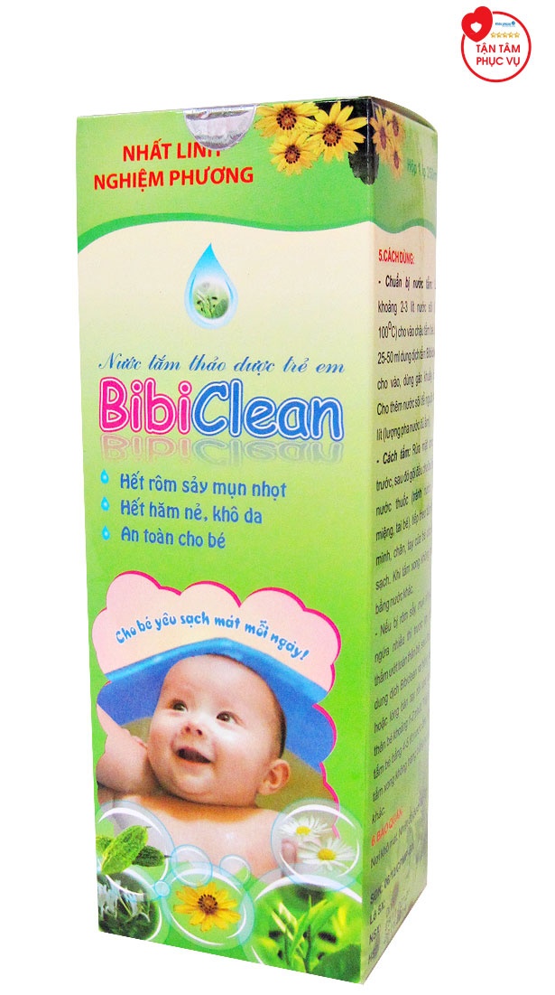 Nước tắm thảo dược BibiClean 250ml hình 1