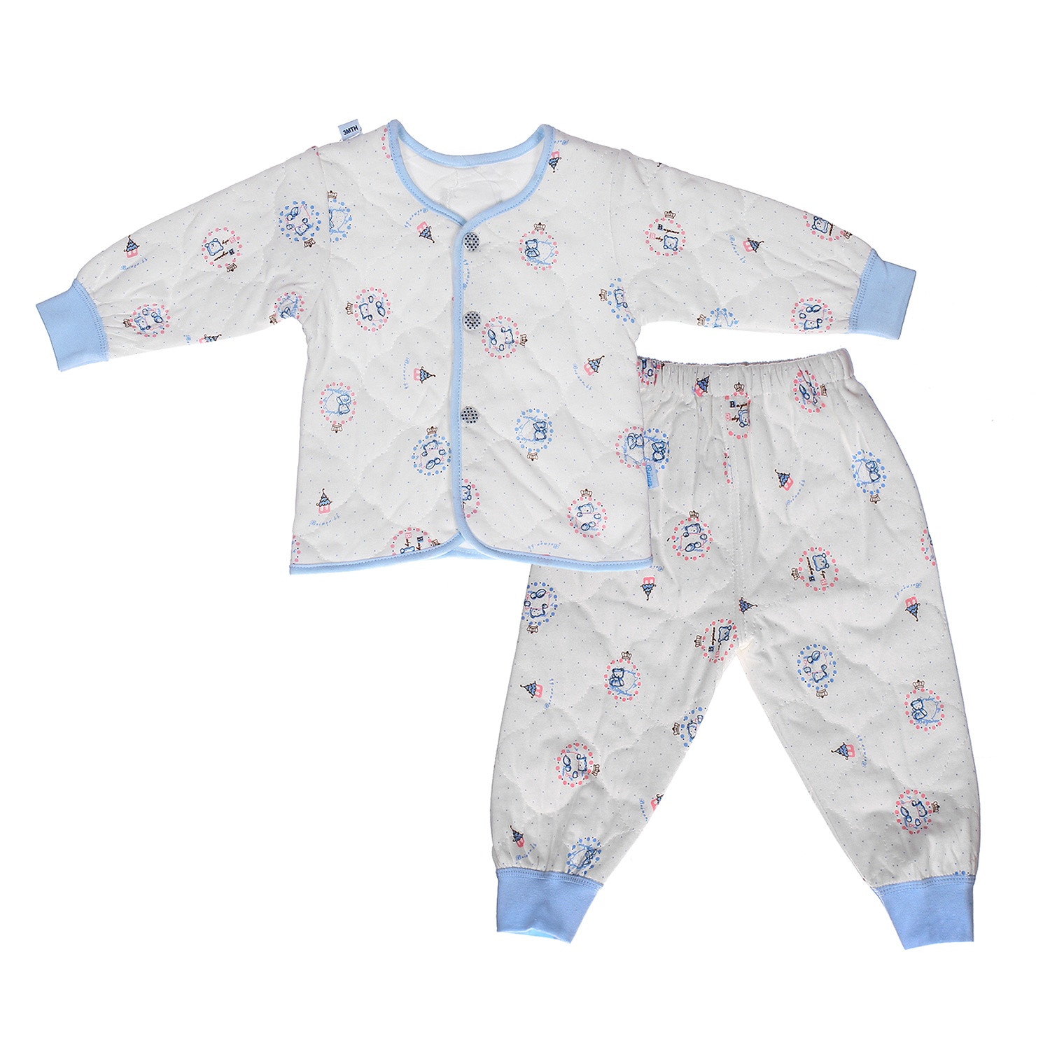 Bộ quần áo trần bông 2996 hình 1