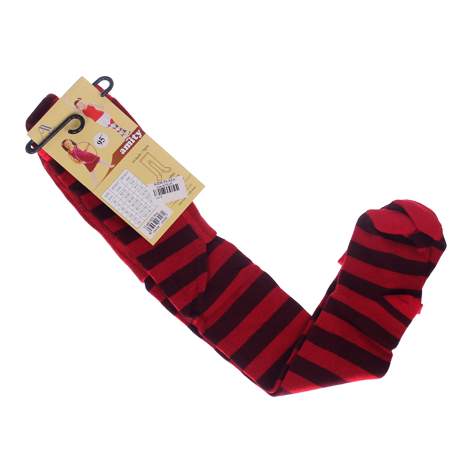 Quần tất trẻ em sọc kẻ hình 1