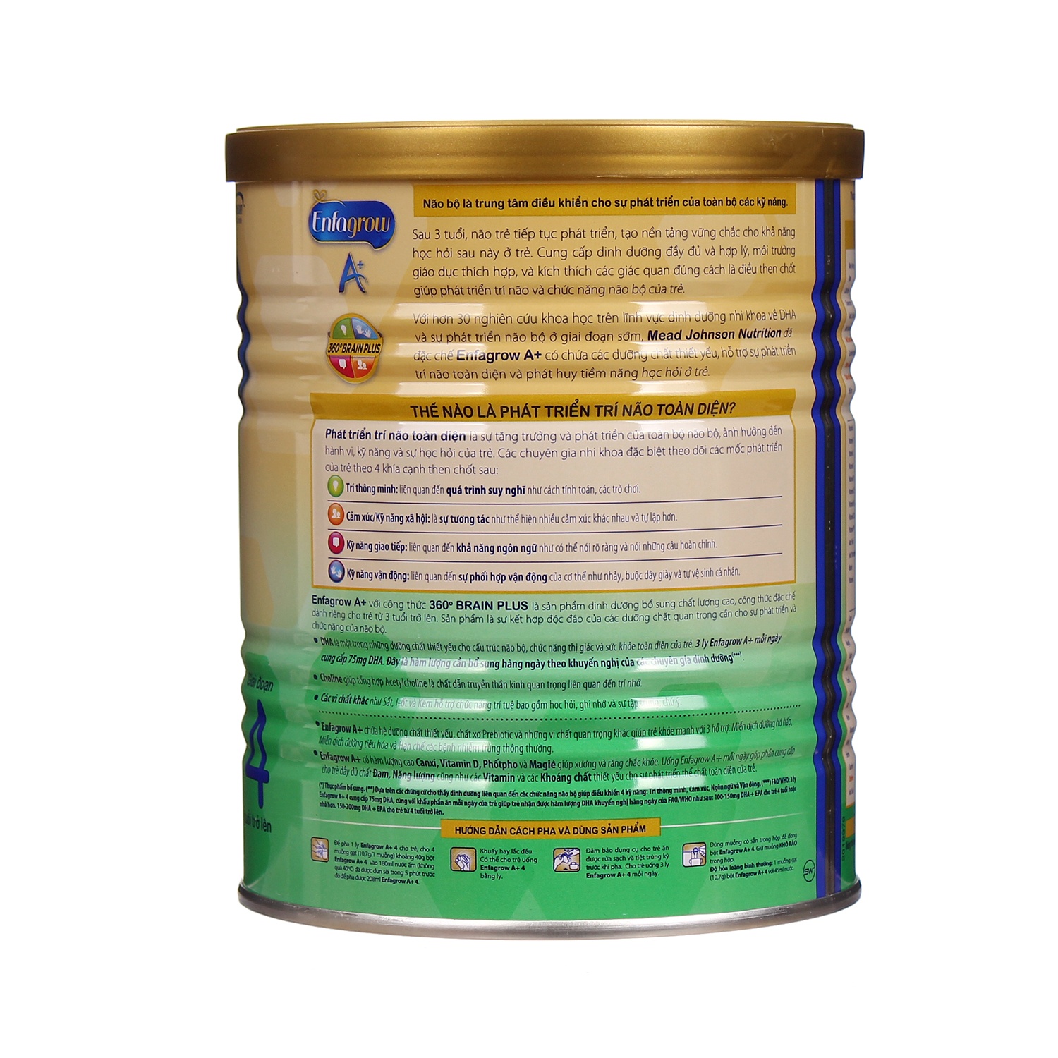 Sữa bột Enfagrow A+ số 4 hộp 400g hình 2