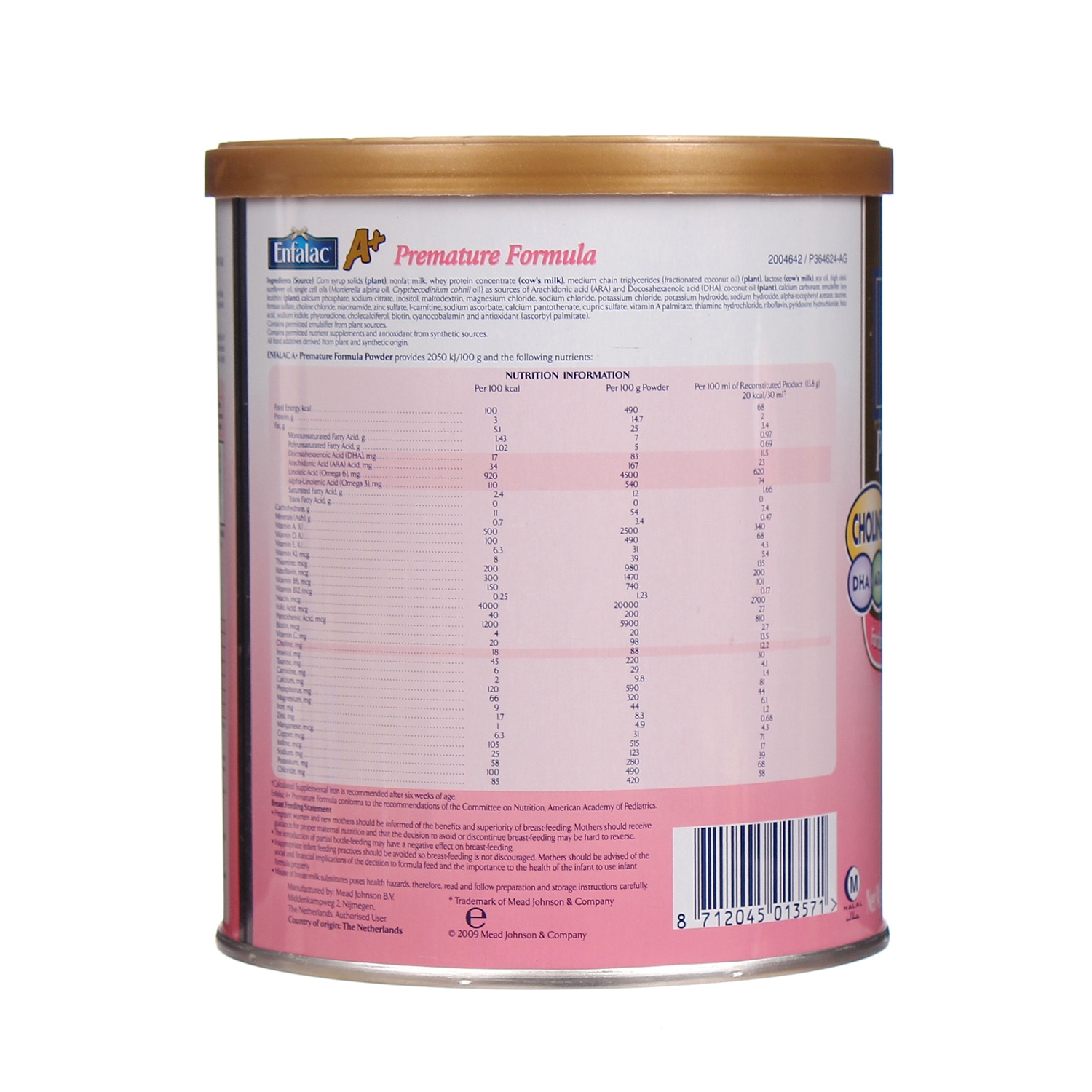 Sữa bột Enfalac Premature 400g hình 2