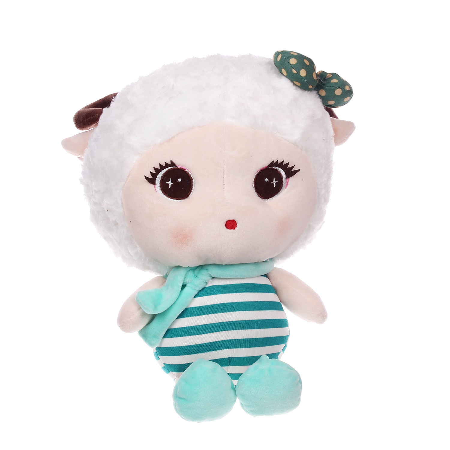 Thú bông Cừu mặc áo kẻ  hình 1