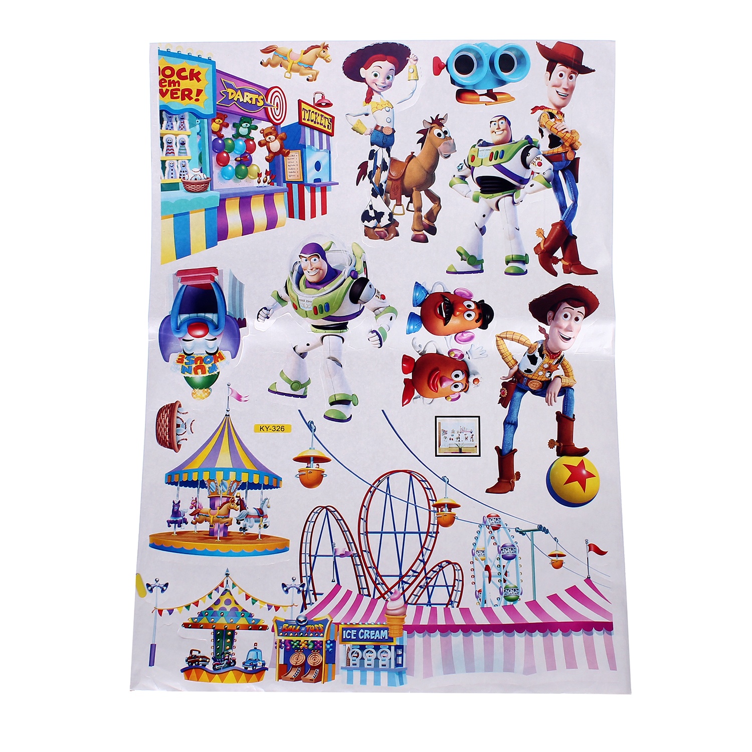 Tranh dán tường Wall Sticker loại to hình 1