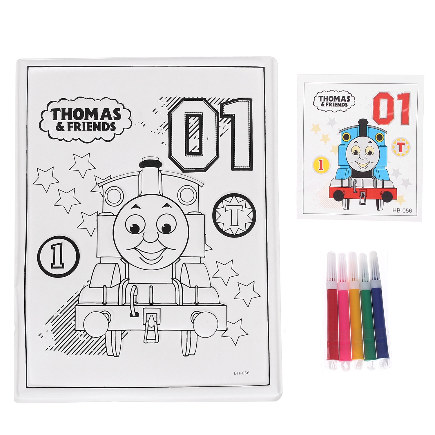 Tranh tô màu dạ quang Coloring Murals hình 1